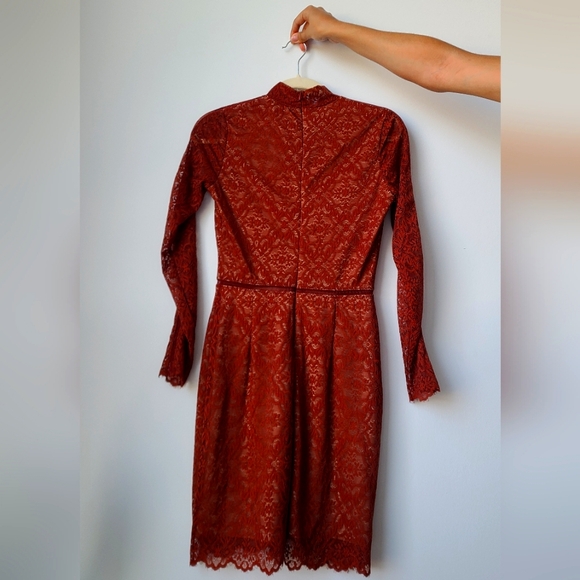 Wilfed Janvry Dress in Maroon - Picture 3 of 14